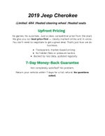 2019 Jeep Cherokee Limited 4x4