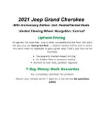 2021 Jeep Grand Cherokee 80th Anniversary 4x4