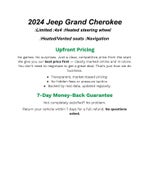 2024 Jeep Grand Cherokee Limited 4x4