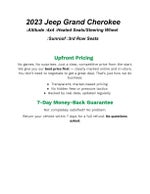 2023 Jeep Grand Cherokee L Altitude 4x4