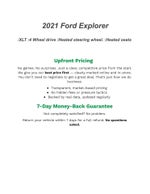 2021 Ford Explorer XLT 4WD