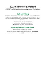 2022 Chevrolet Silverado 1500 4WD Crew Cab 147 LT w/2FL