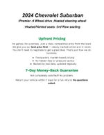 2024 Chevrolet Suburban 4WD 4dr Premier