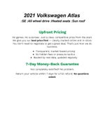 2021 Volkswagen Atlas 2021.5 3.6L V6 SE w/Technology 4MOTION