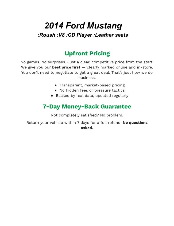 2014 Ford Mustang 2dr Cpe GT Premium