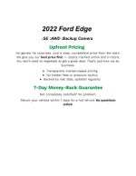 2022 Ford Edge SE AWD
