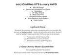 2017 Cadillac XTS 4dr Sdn Luxury AWD
