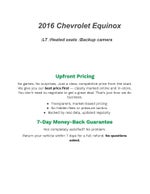 2016 Chevrolet Equinox FWD 4dr LT