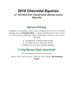 2018 Chevrolet Equinox AWD 4dr LT w/1LT