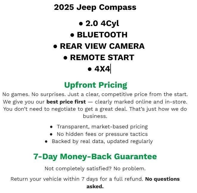 2025 Jeep Compass Limited 4x4