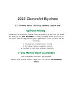 2023 Chevrolet Equinox FWD 4dr LT w/1LT