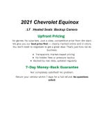 2021 Chevrolet Equinox FWD 4dr LT w/1LT