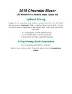 2019 Chevrolet Blazer AWD 4dr w/2LT