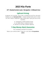2023 Kia Forte GT DCT