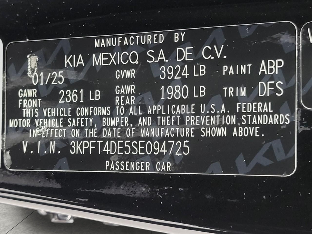 2025 Kia K4 LXS FWD