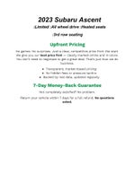 2023 Subaru Ascent Limited 7-Passenger
