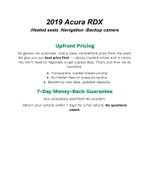 2019 Acura RDX FWD w/Technology Pkg