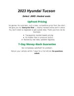 2023 Hyundai TUCSON SEL AWD