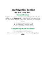2022 Hyundai TUCSON SEL AWD