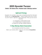 2025 Hyundai TUCSON SEL AWD