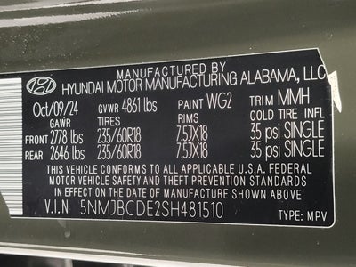 2025 Hyundai TUCSON SEL AWD