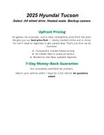 2025 Hyundai TUCSON SEL AWD