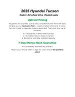 2025 Hyundai TUCSON SEL AWD