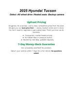 2025 Hyundai TUCSON SEL AWD