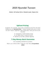 2025 Hyundai TUCSON SEL AWD