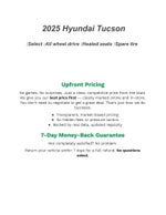2025 Hyundai TUCSON SEL AWD