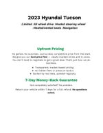 2023 Hyundai TUCSON Limited AWD