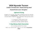 2024 Hyundai TUCSON Limited AWD