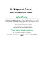 2023 Hyundai TUCSON SEL AWD