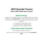 2023 Hyundai TUCSON SEL AWD