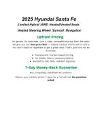2025 Hyundai SANTA FE HYBRID Limited AWD