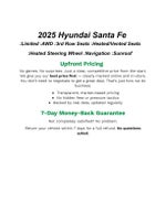 2025 Hyundai SANTA FE Limited AWD