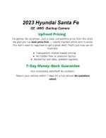 2023 Hyundai SANTA FE SE AWD