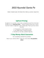 2022 Hyundai SANTA FE SEL AWD