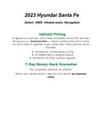 2023 Hyundai SANTA FE SEL AWD