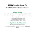 2023 Hyundai SANTA FE SEL AWD