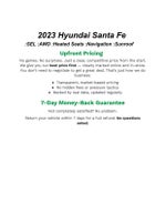 2023 Hyundai SANTA FE SEL AWD