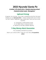 2022 Hyundai SANTA FE Limited AWD