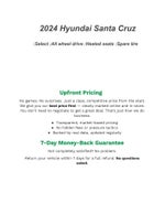 2024 Hyundai SANTA CRUZ SEL AWD