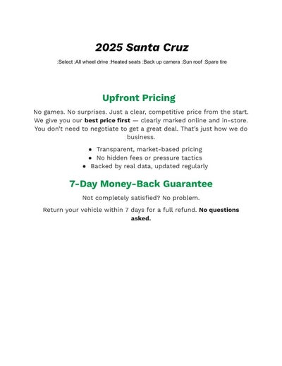 2025 Hyundai SANTA CRUZ SEL Activity AWD