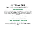 2017 Mazda Mazda CX-5 SPORT UTILITY