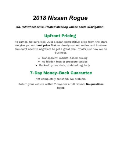 2018 Nissan ROGUE SPORT UTILITY