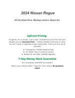 2024 Nissan Rogue AWD SV