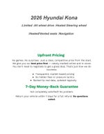 2026 Hyundai KONA Limited AWD