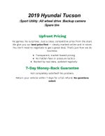 2019 Hyundai TUCSON SE AWD