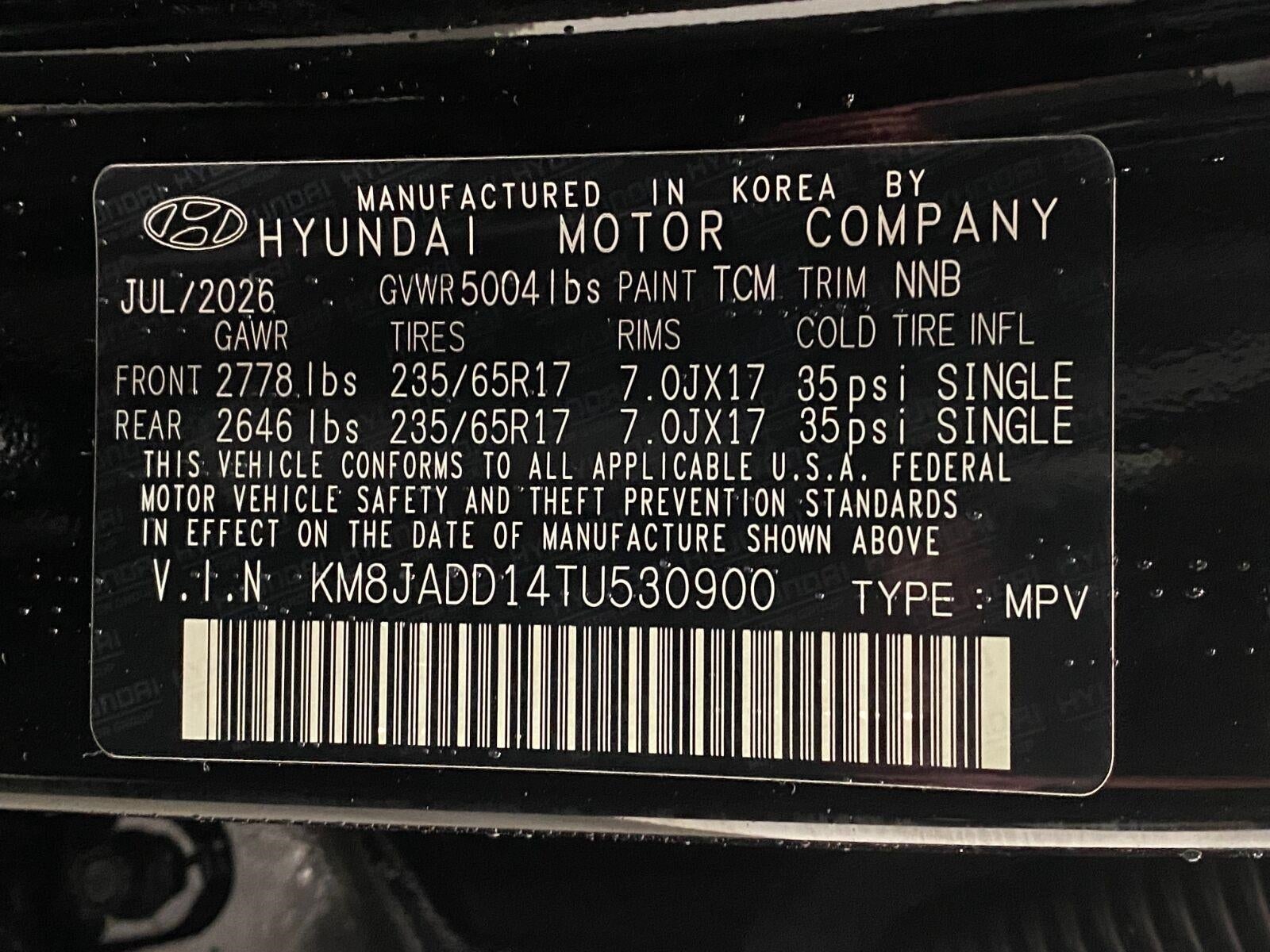 2026 Hyundai TUCSON HYBRID Blue SE